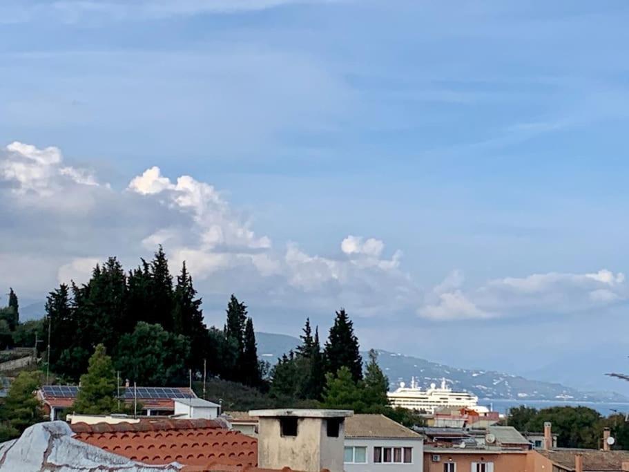 Appartamento Panoramic Penthouse Corfu Town With Amazing Views Esterno foto